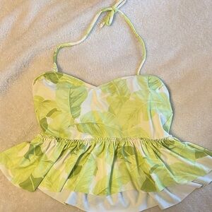 Kortni Jeane Leafy Green Bikini Top